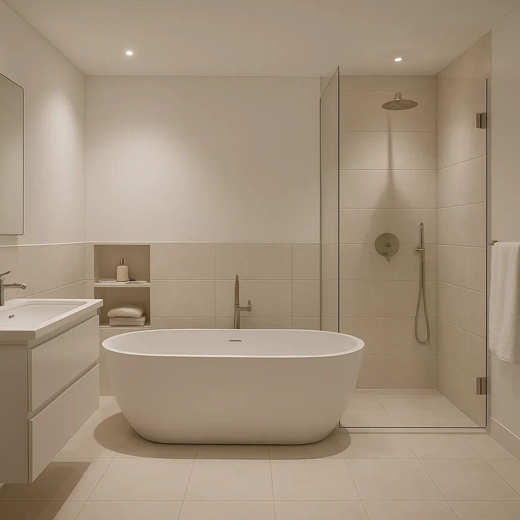 Beautiful modern bathroom design